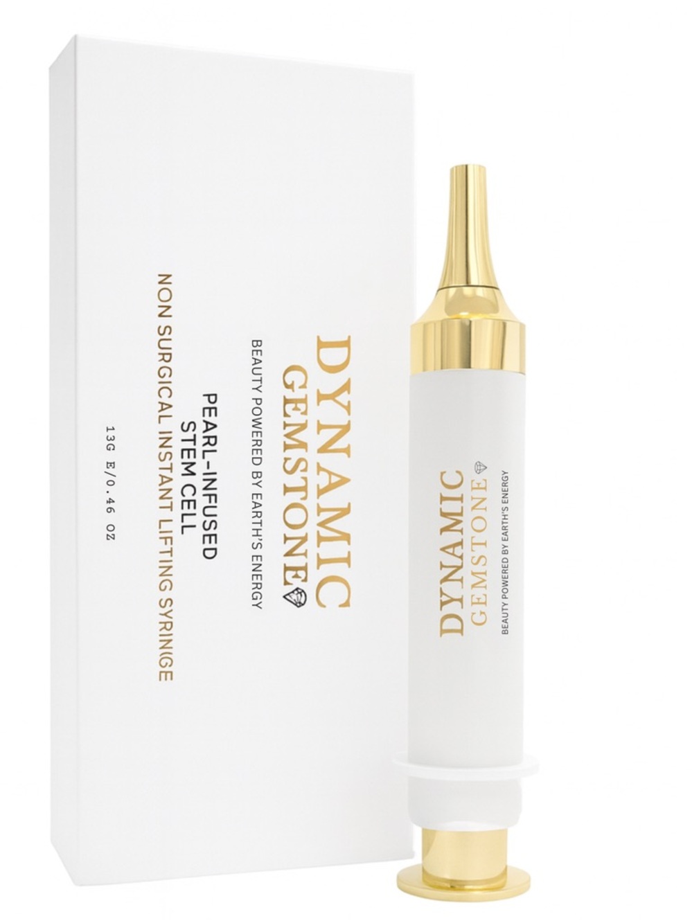 NIB Dynamic Gemstone Pearl-Infused Stem Cell Instant Lifting Syringe 0.46 OZ